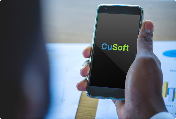 Tampilan aplikasi CuSoft pada smartphone
